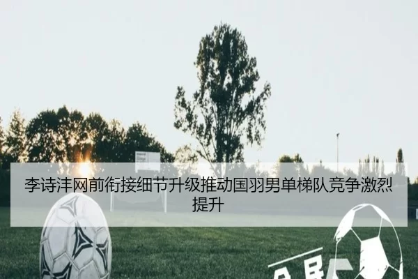 李诗沣网前衔接细节升级推动国羽男单梯队竞争激烈提升